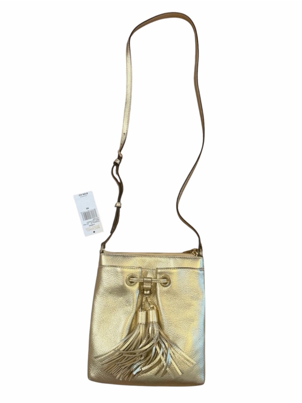Michael Kors Gold Crossbody Bag with Tassels